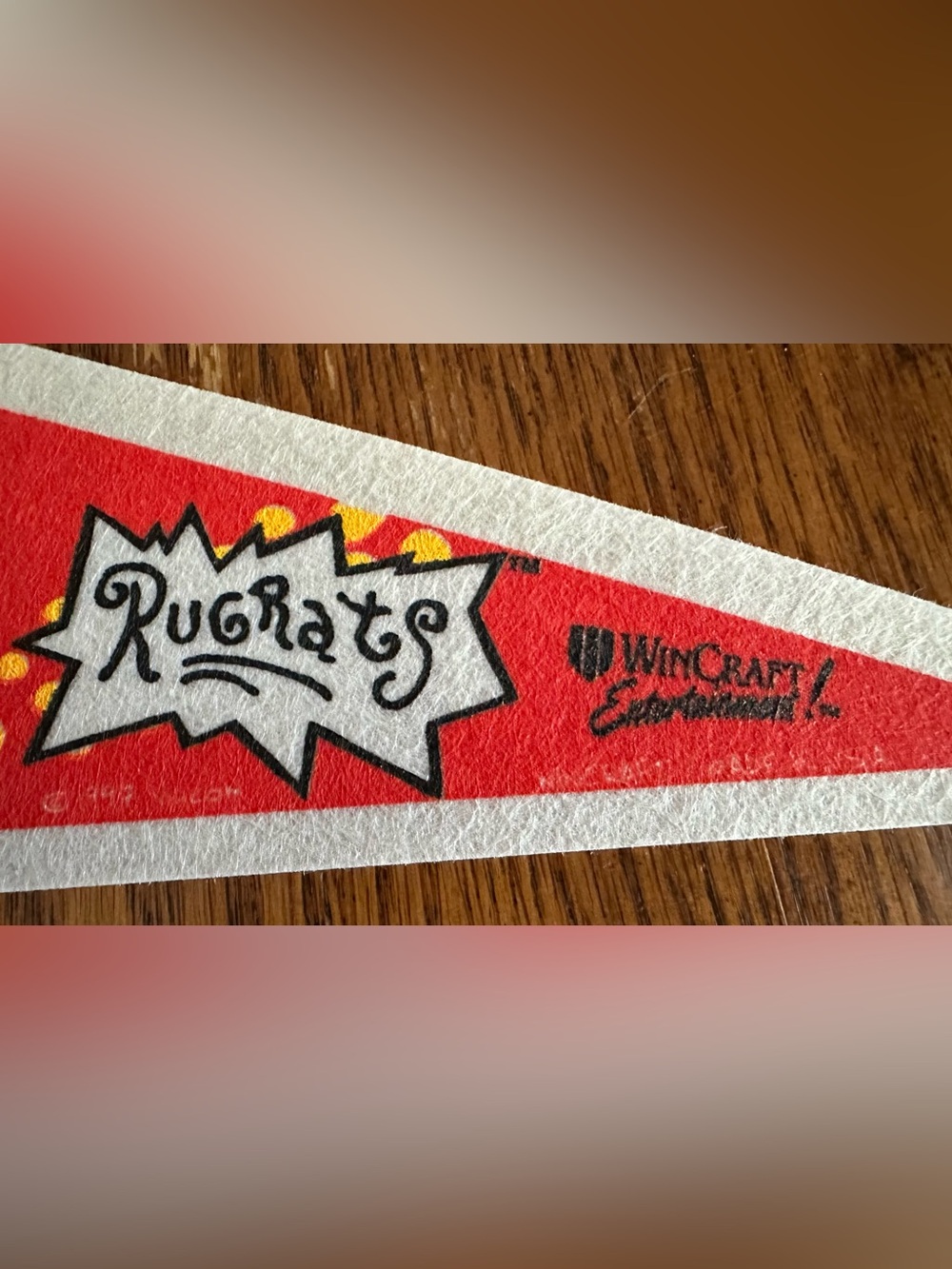 Vintage 1998 Rugrats Tommy Pickles Pennant - New Old Stock NOS Pristine Conditio - Picture 3 of 3